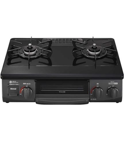 コンパクト 2バーナー ガスコンロ IC-87K-1L コンパクト 2バーナー ガスコンロ IC-87K-1L